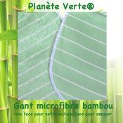 Gant microfibre bambou